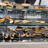 Vegan scones, crumbles and sandwiches  at Pure Origins Estate Coffee in Berlin