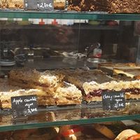 both crumbles are vegan at Pure Origins Estate Coffee in Berlin