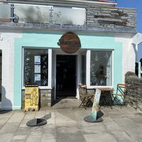 The shopfront   at She Sells in Tintagel
