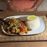 Crispy Cashew tofu   at Tiger Wok in Hurghada