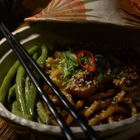 Mushroom Udon  at Tiger Wok in Hurghada