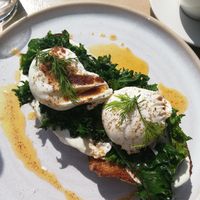 Chilli eggs at Brunswick East in East London