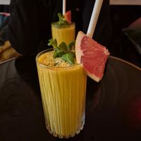 Mango Lassi at Udonge Vegan Cuisine in Potsdam