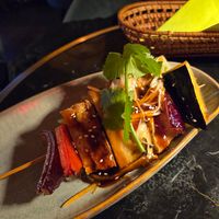 Tofu-Gemüse-Spieße at Udonge Vegan Cuisine in Potsdam