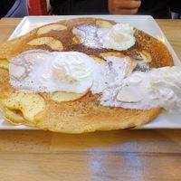 Not the prettiest pic but it was tasty at Pancake Company in Amsterdam