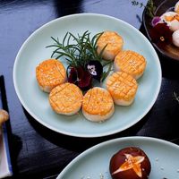 Grilled king oyster mushroom  at Tiem Chay Vo Uy in Da Lat