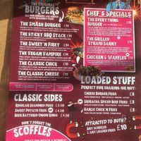 menu at Junk Soul Smothered Bar & Grill in Beverley