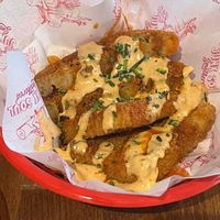 Chipotle spice scoffles  at Junk Soul Smothered Bar & Grill in Beverley