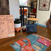 Menu and part of the interior at Junk Soul Smothered Bar & Grill in Beverley
