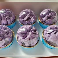 Ube cupcakes at Zoe's Sweet Creations in Quezon City