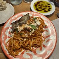 I went for the pasta with aubergine ! So tasty ! 10/10  at V'italian in Copenhagen