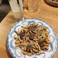 Miso pasta at V'italian in Copenhagen