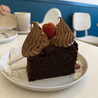 Vegan chocolate cake  at Tulip - specialty coffee & brunch in Bonn