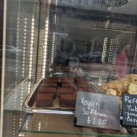 Vegan saffran at Krema Bakehouse in Edinburgh