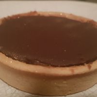 Chocolate tart (vg) at Krema Bakehouse in Edinburgh