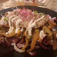 Oesterzwammen shoarma at Roxo Lunchcafé in Zutphen