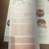 Menu at Toss & Co in Dubai