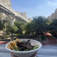 “Beef” seitan 👌🏼  at Toss & Co in Dubai