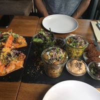 large tapas plate for €35 at Gratitude Restaurant in Munich