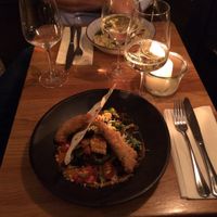 Avocado with tempeh at Gratitude Restaurant in Munich