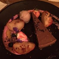 Yummy vegan dessert at Gratitude Restaurant in Munich