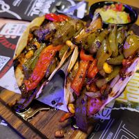 Teriyaki vegan tacos at Bamboo  in Salou