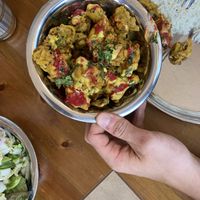Pakoras  at Amrutha - Honor Oak in South East London