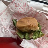 Classic burger  at Moonburger in New Paltz