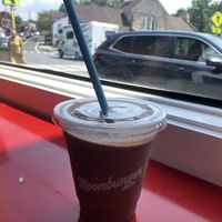 Plant based brownie batter shake… omg it was so good   at Moonburger in New Paltz