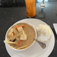Red curry with tofu  at Z's House of Thai in Cave Creek
