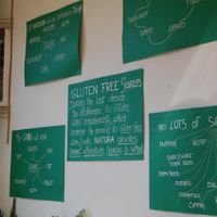 Gluten-free info at Natura Cafe in South East London