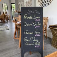 Special Menu Board Sept 2023  at Shalimar Restaurant in Koh Phangan