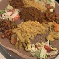 All veggie options  at Blue Nile Restaurant in Jamaica Plain