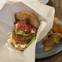 Salsa burger  at Luna Burger  in Kamakura