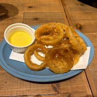 Best onion rings ever at Luna Burger  in Kamakura