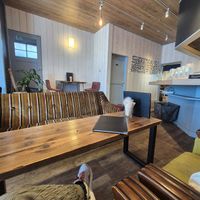 Cosy cafe at Luna Burger  in Kamakura