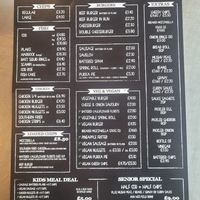 Menu - Summer 2025 at Holt Fish Bar in Holt