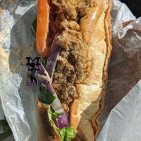 Oyster Po boy sandwich at Dodah's Kitchen in Waldorf