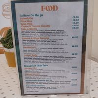 Food menu at Anurakti Healthy Hub - Qawra in St Pauls Bay