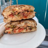 Ftira biz-zejt  at Anurakti Healthy Hub - Qawra in St Pauls Bay