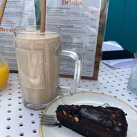 Protein smoothie and raw snickers slice at Anurakti Healthy Hub - Qawra in St Pauls Bay