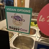 HappyCow sticker at Mopa Döner   in Paris