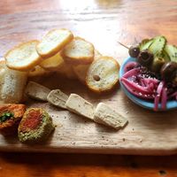 petite cheese board.  at Fortune in Portland