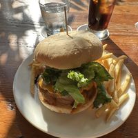 In and Over It burger   at Fortune in Portland