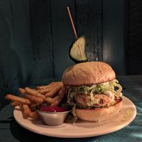 Crispy Chikun Burger at Fortune in Portland