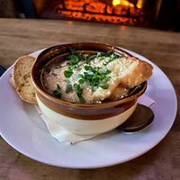 French Onion Soup  at Fortune in Portland
