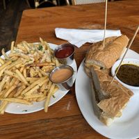 French Dip and Frites  at Fortune in Portland