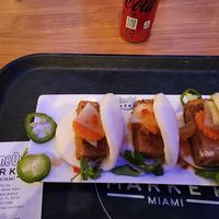 Tofu bao without aioli  at Pho Mo in Miami Beach