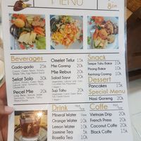 Menu at Warung Jiko - Bakulcraft in Ubud