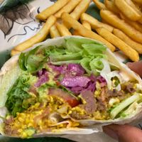 Tempeh wrap at Phyto Bistro in Nha Trang